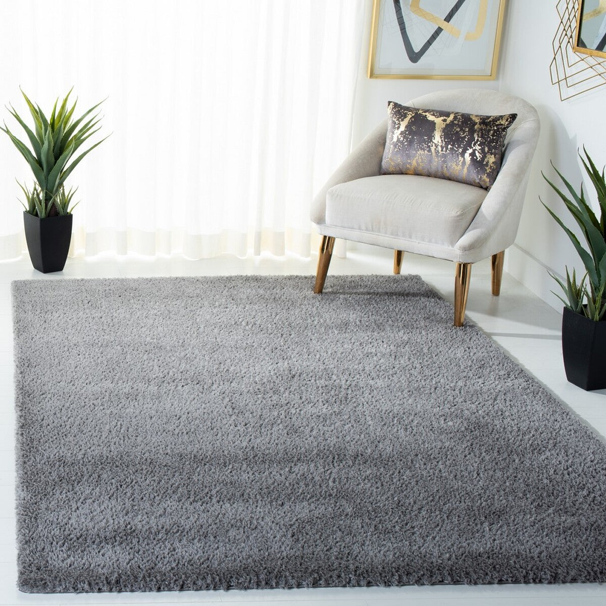 safavieh clearance decora shaggy des101 9017 dark grey rug