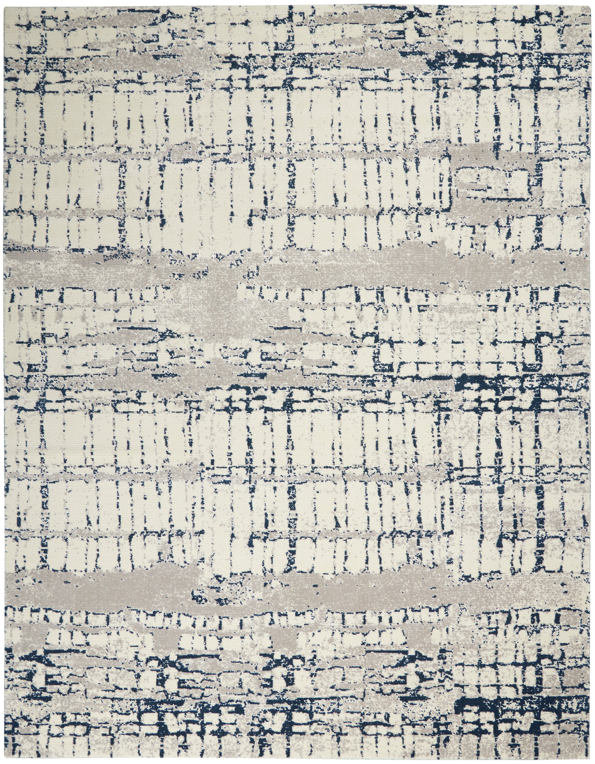 nourison twilight twi10 ivory navy rug