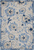 nourison aloha alh17 blue grey rug