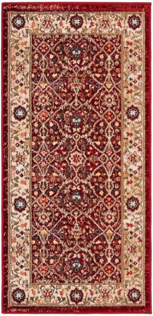 nourison karisma kar03 brick ivory rug