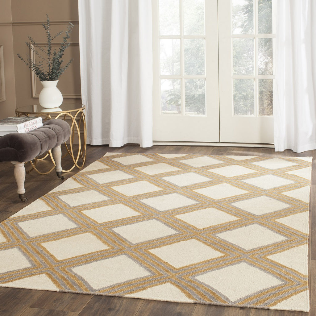 safavieh clearance dhurries dhu109a ivory rug