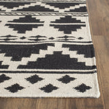 safavieh clearance dhurries dhu110a black rug