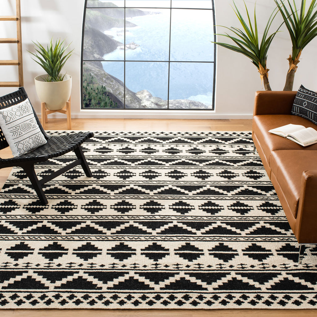 safavieh clearance dhurries dhu110a black rug