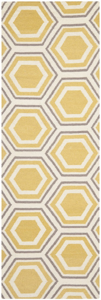 safavieh clearance dhurries dhu202a yellow rug