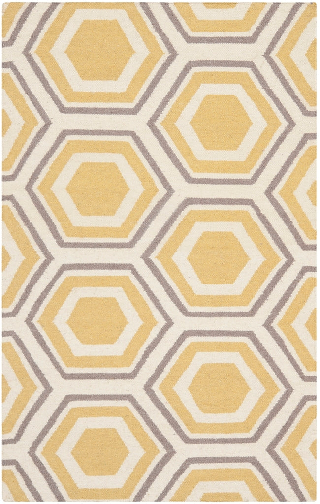 safavieh clearance dhurries dhu202a yellow rug