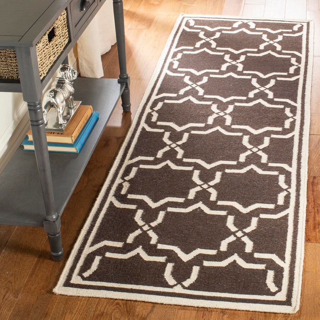 safavieh clearance dhurries dhu545a brown rug