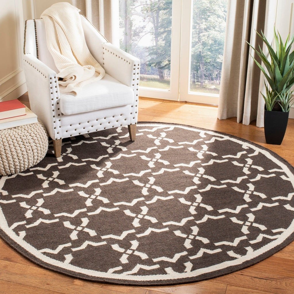 safavieh clearance dhurries dhu545a brown rug