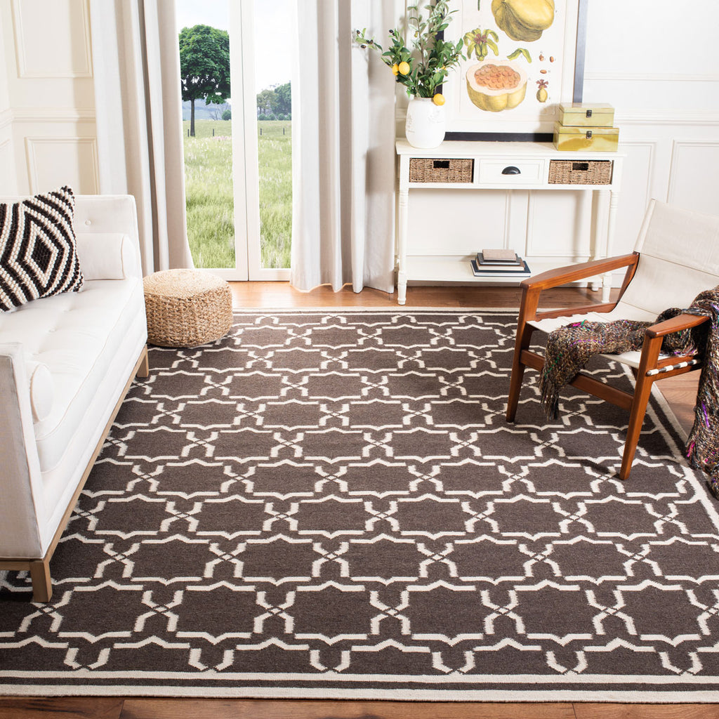 safavieh clearance dhurries dhu545a brown rug