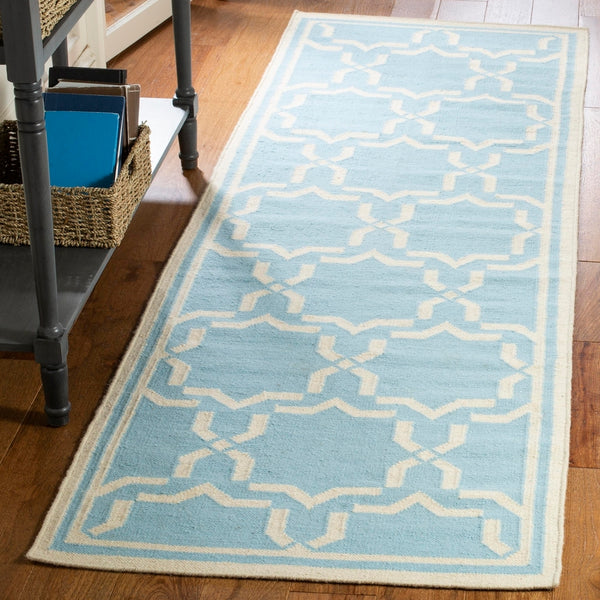 safavieh clearance dhurries dhu545b light blue rug