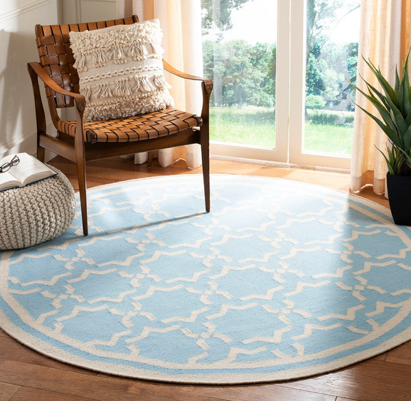 safavieh clearance dhurries dhu545b light blue rug