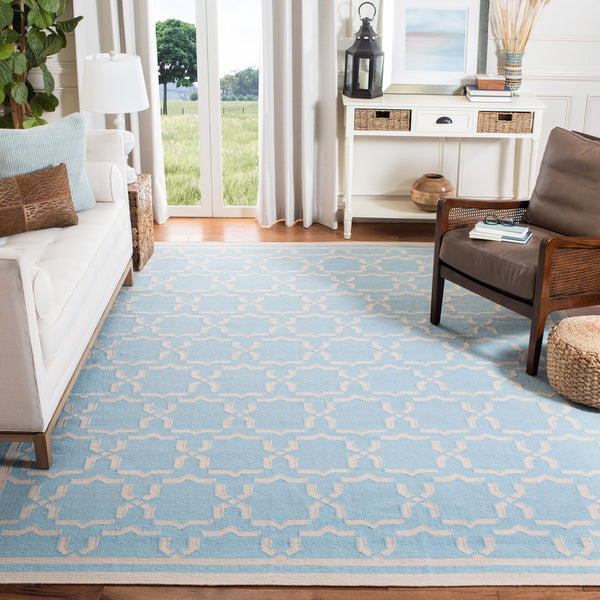 safavieh clearance dhurries dhu545b light blue rug
