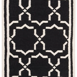 safavieh clearance dhurries dhu545l black rug
