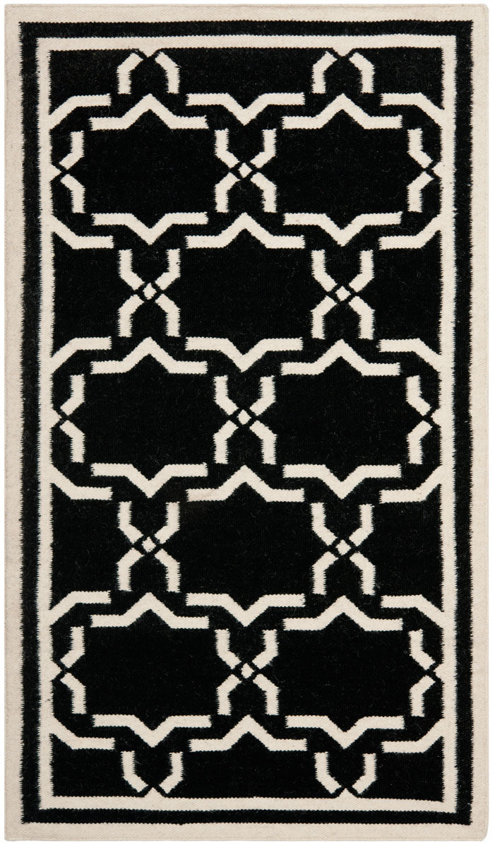 safavieh clearance dhurries dhu545l black rug