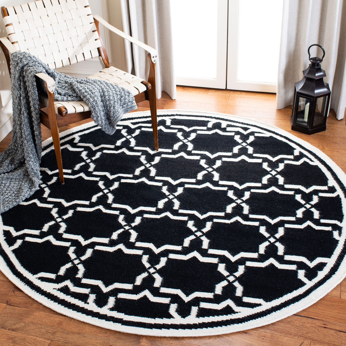 safavieh clearance dhurries dhu545l black rug