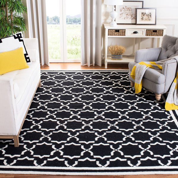 safavieh clearance dhurries dhu545l black rug