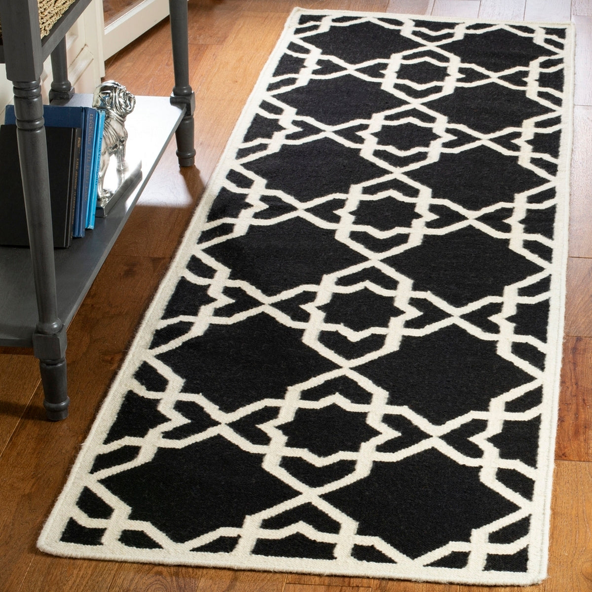 safavieh clearance dhurries dhu548l black rug