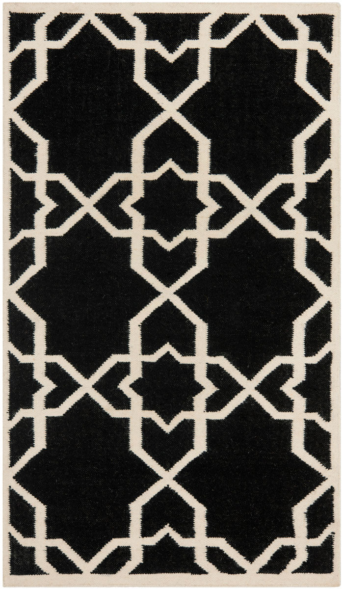 safavieh clearance dhurries dhu548l black rug