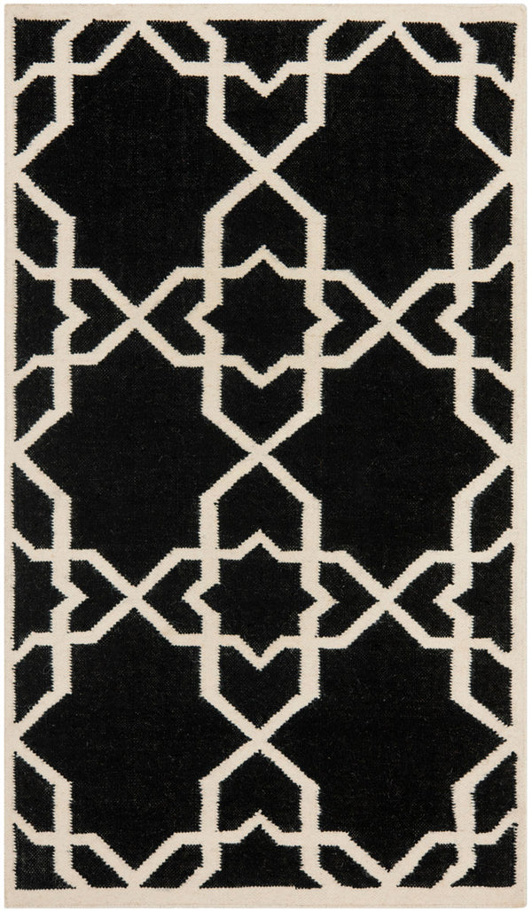 safavieh clearance dhurries dhu548l black rug