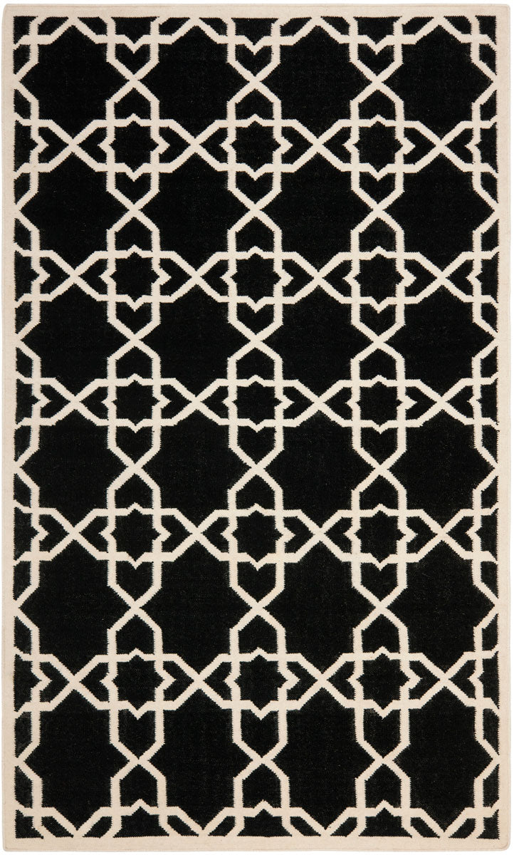 safavieh clearance dhurries dhu548l black rug