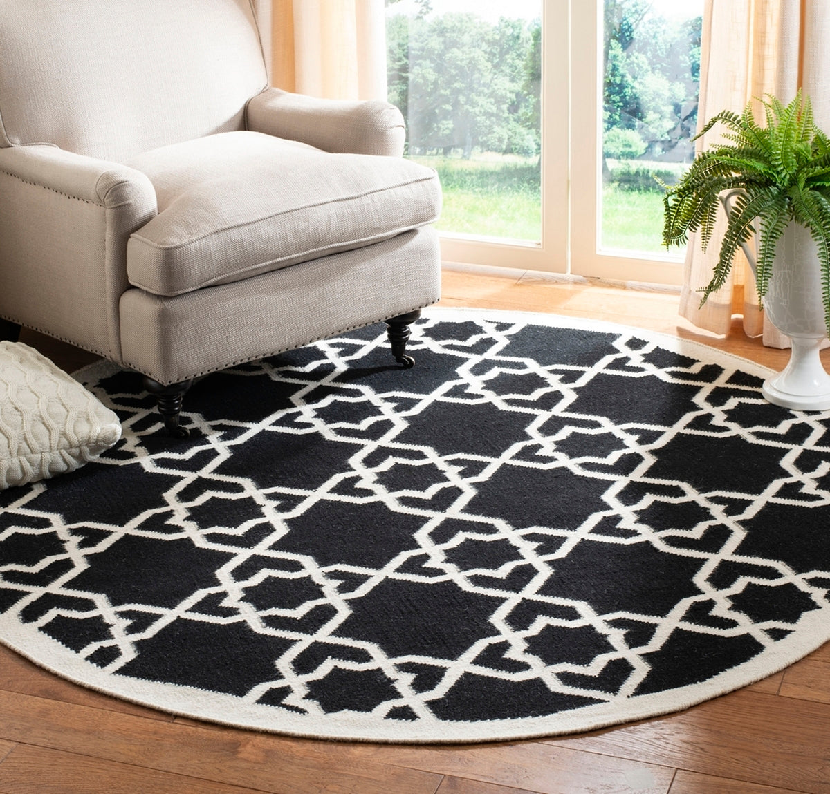 safavieh clearance dhurries dhu548l black rug