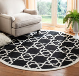 safavieh clearance dhurries dhu548l black rug