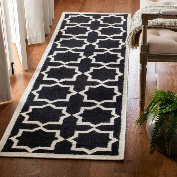 safavieh clearance dhurries dhu549l black rug