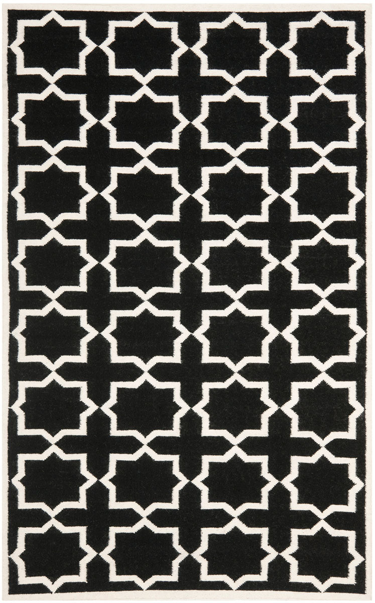 safavieh clearance dhurries dhu549l black rug