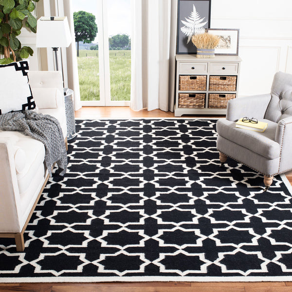 safavieh clearance dhurries dhu549l black rug