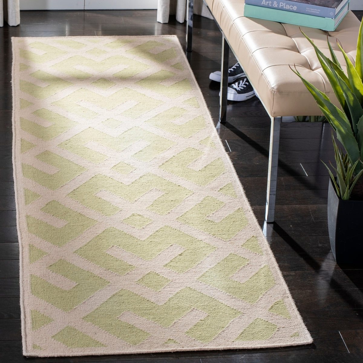 safavieh clearance dhurries dhu552a light green rug