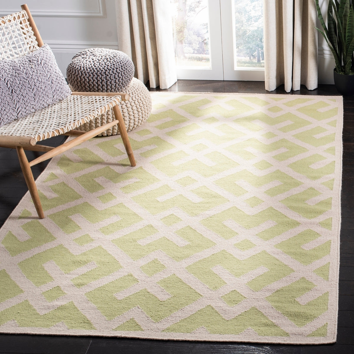 safavieh clearance dhurries dhu552a light green rug