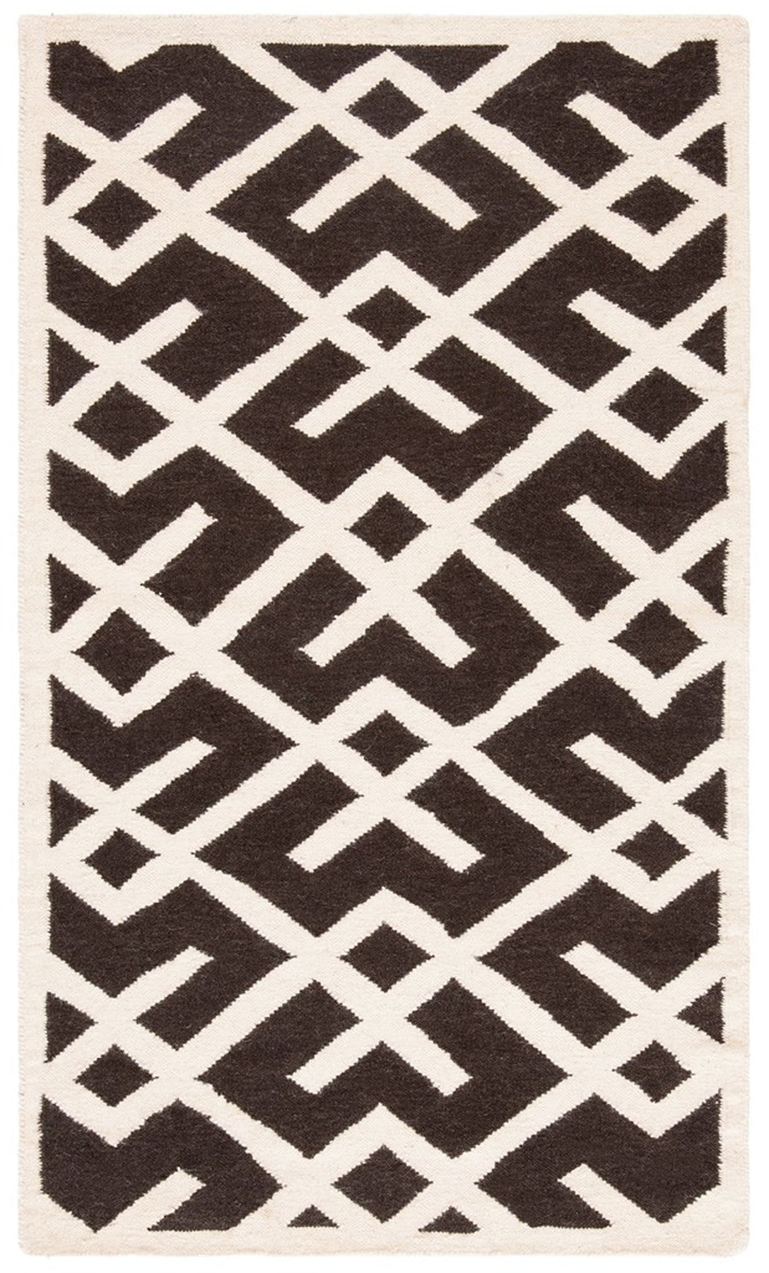safavieh clearance dhurries dhu552c chocolate rug