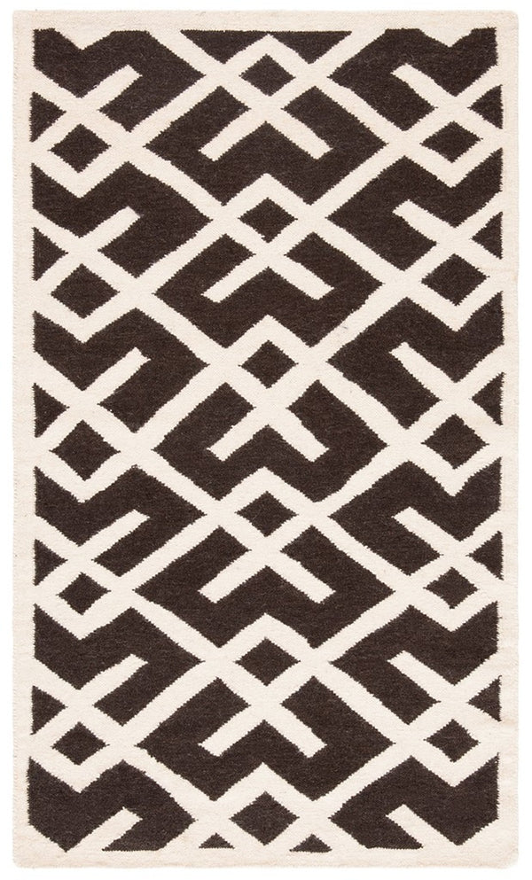 safavieh clearance dhurries dhu552c chocolate rug