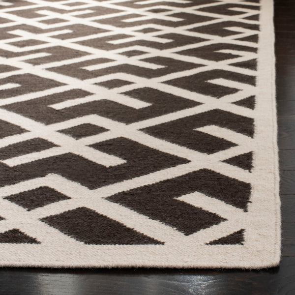 safavieh clearance dhurries dhu552c chocolate rug
