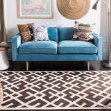 safavieh clearance dhurries dhu552c chocolate rug