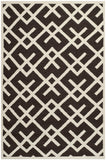 safavieh clearance dhurries dhu552c chocolate rug