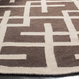 safavieh clearance dhurries dhu552c chocolate rug