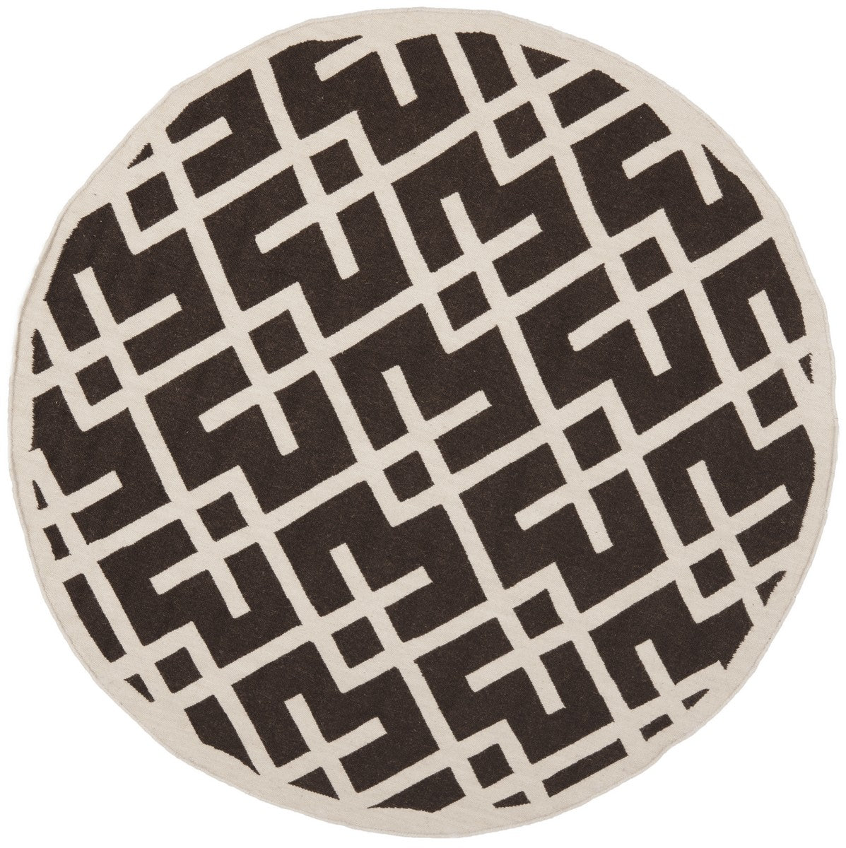 safavieh clearance dhurries dhu552c chocolate rug