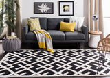 safavieh clearance dhurries dhu552l black rug