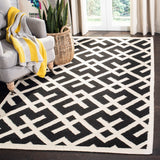 safavieh clearance dhurries dhu552l black rug