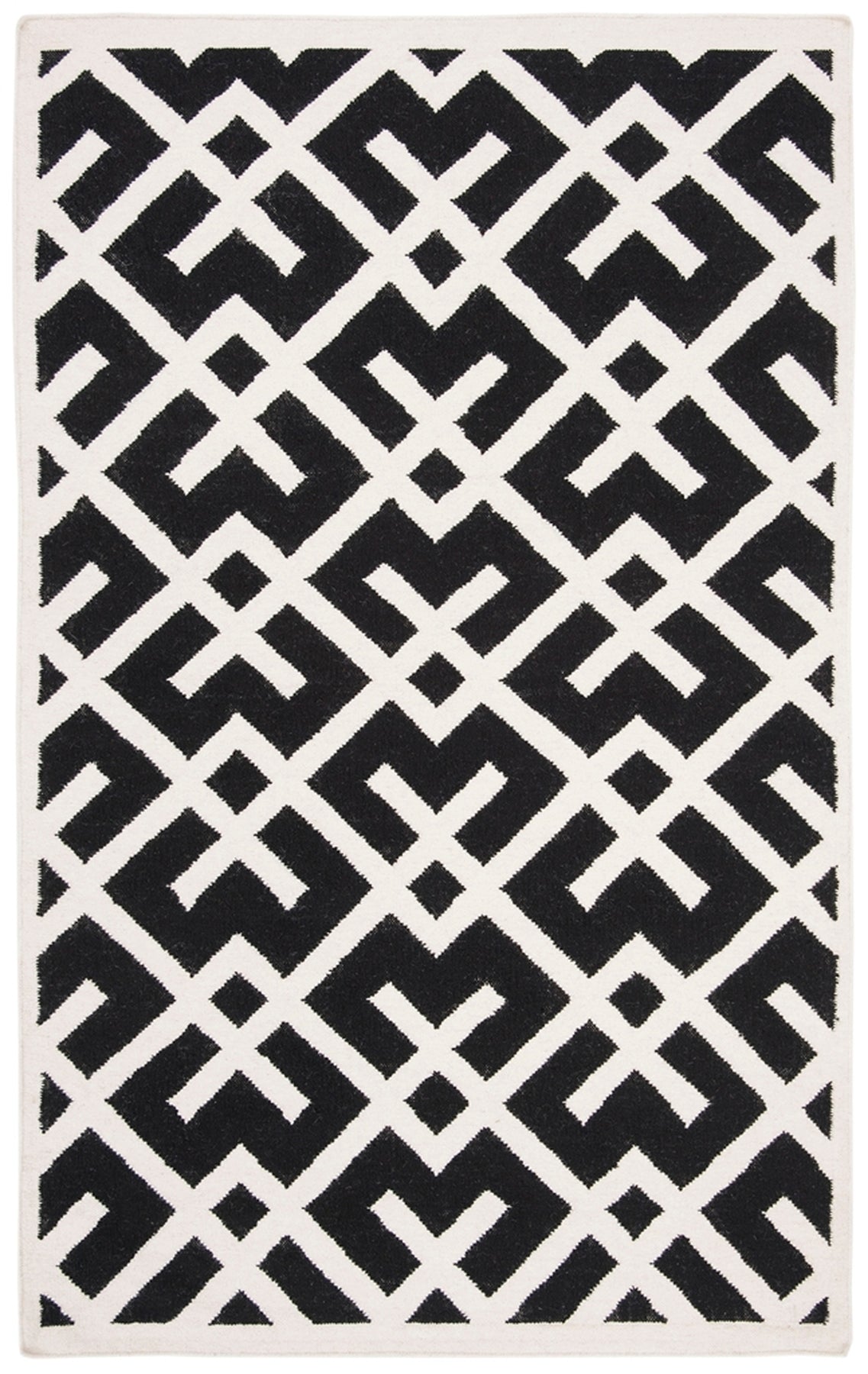 safavieh clearance dhurries dhu552l black rug