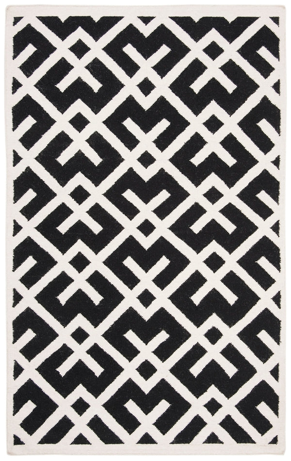 safavieh clearance dhurries dhu552l black rug