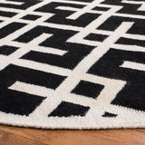 safavieh clearance dhurries dhu552l black rug