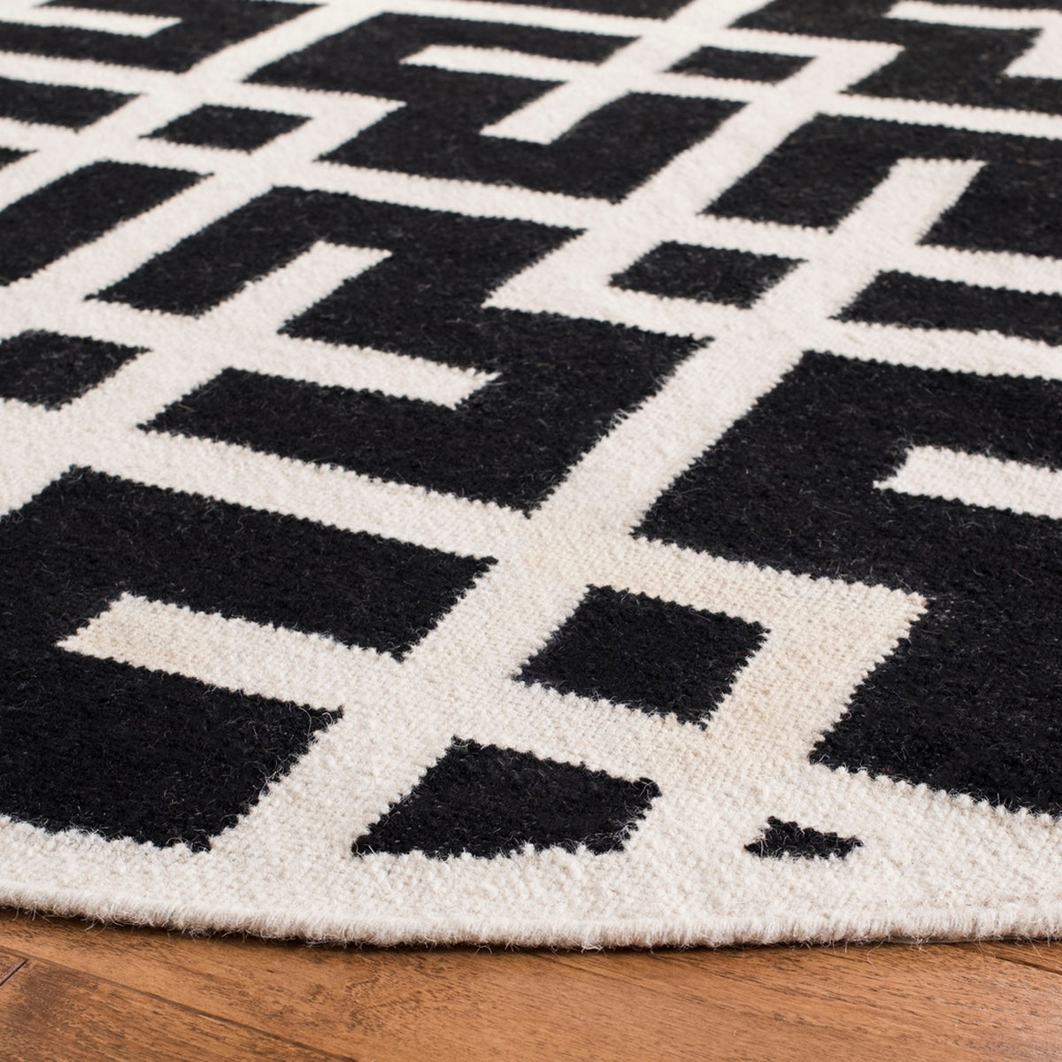 safavieh clearance dhurries dhu552l black rug