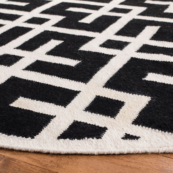 safavieh clearance dhurries dhu552l black rug