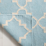 safavieh clearance dhurries dhu554b light blue rug