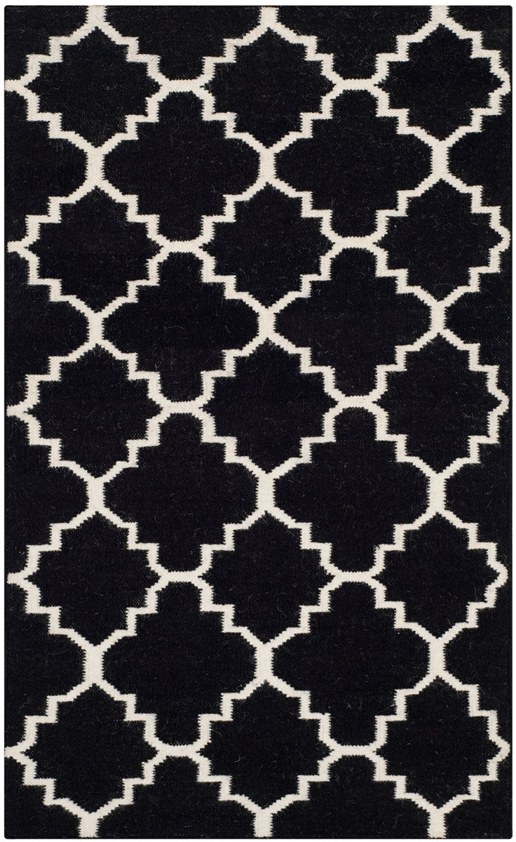 safavieh clearance dhurries dhu554l black rug