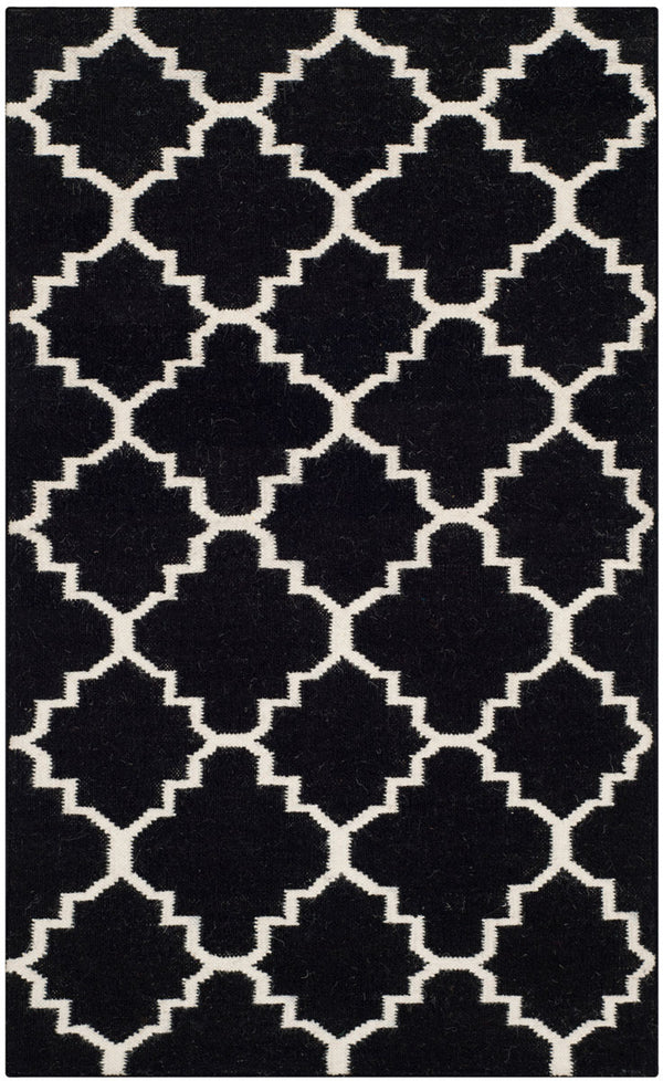 safavieh clearance dhurries dhu554l black rug