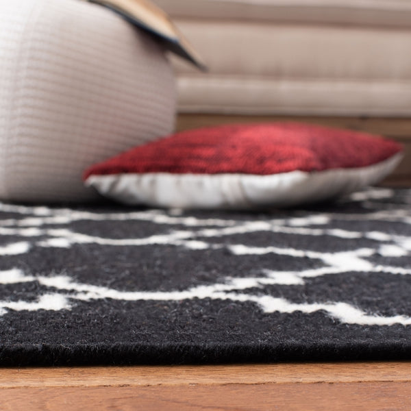 safavieh clearance dhurries dhu554l black rug