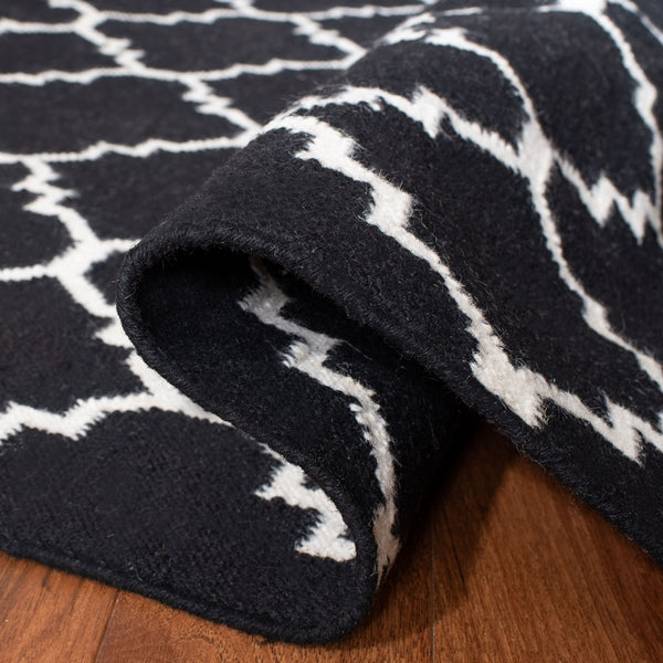 safavieh clearance dhurries dhu554l black rug