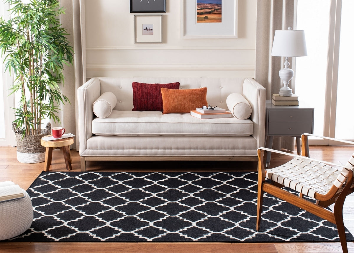 safavieh clearance dhurries dhu554l black rug